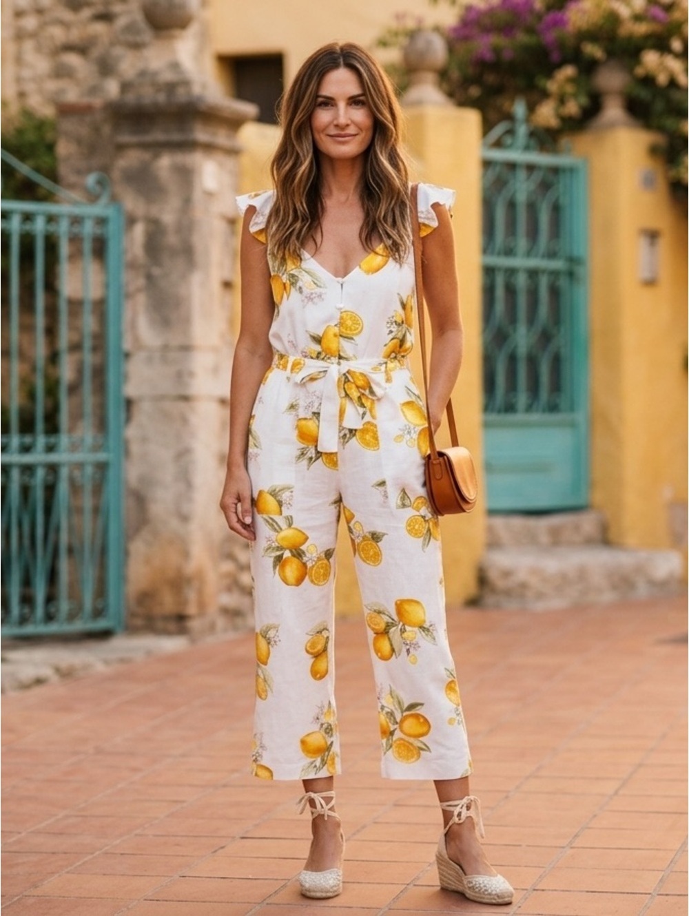 XS For Love And Lemons Limonada Jumpsuit
